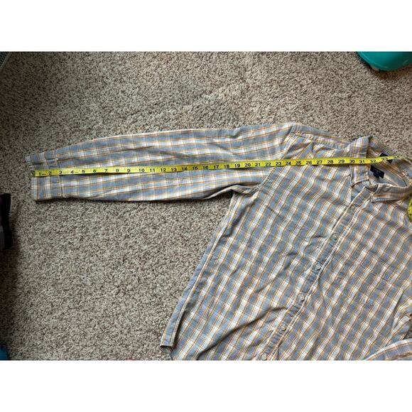 J. CREW JASPE SLIM buttoned shirt, Size Large. Flannel print cotton shirt - Picture 6 of 13